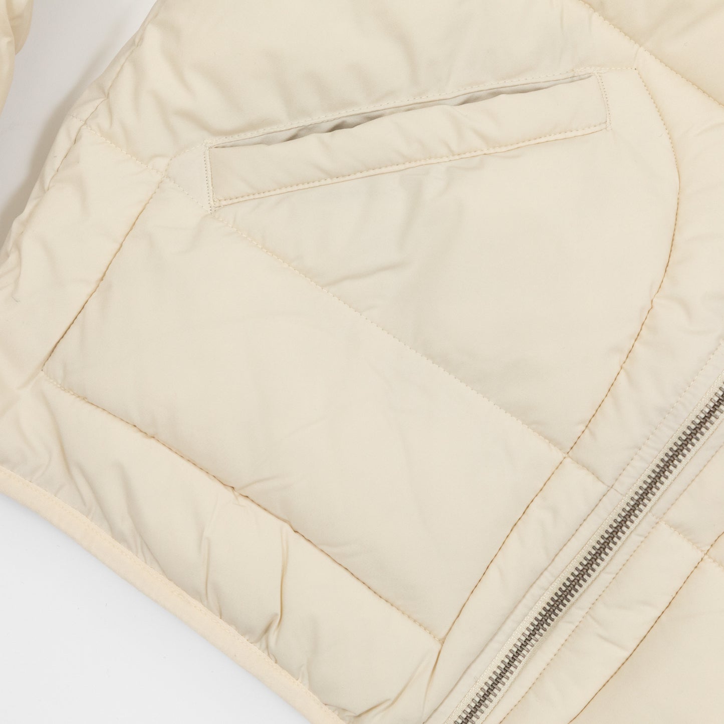 Womens DICKIES Summerdale Puffer Coat in CREAM