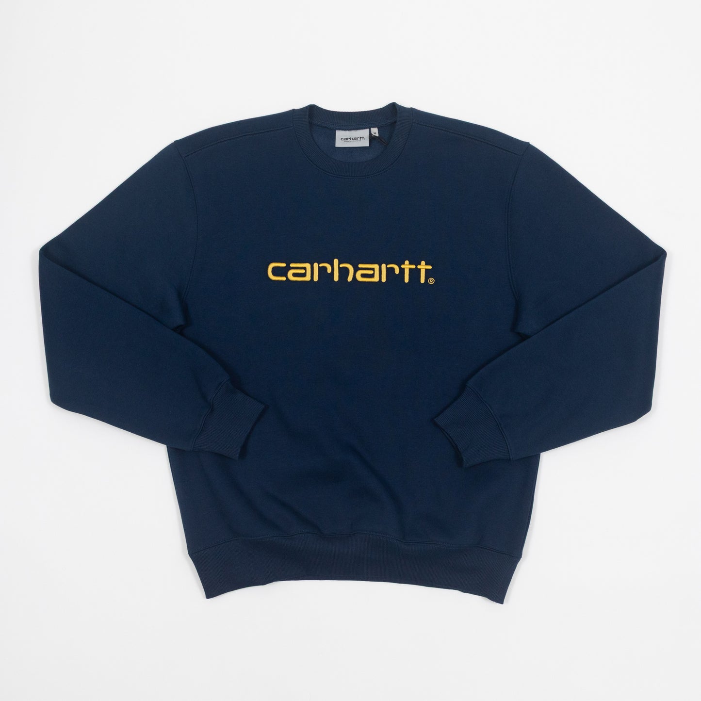CARHARTT Sweatshirt in NAVY & YELLOW