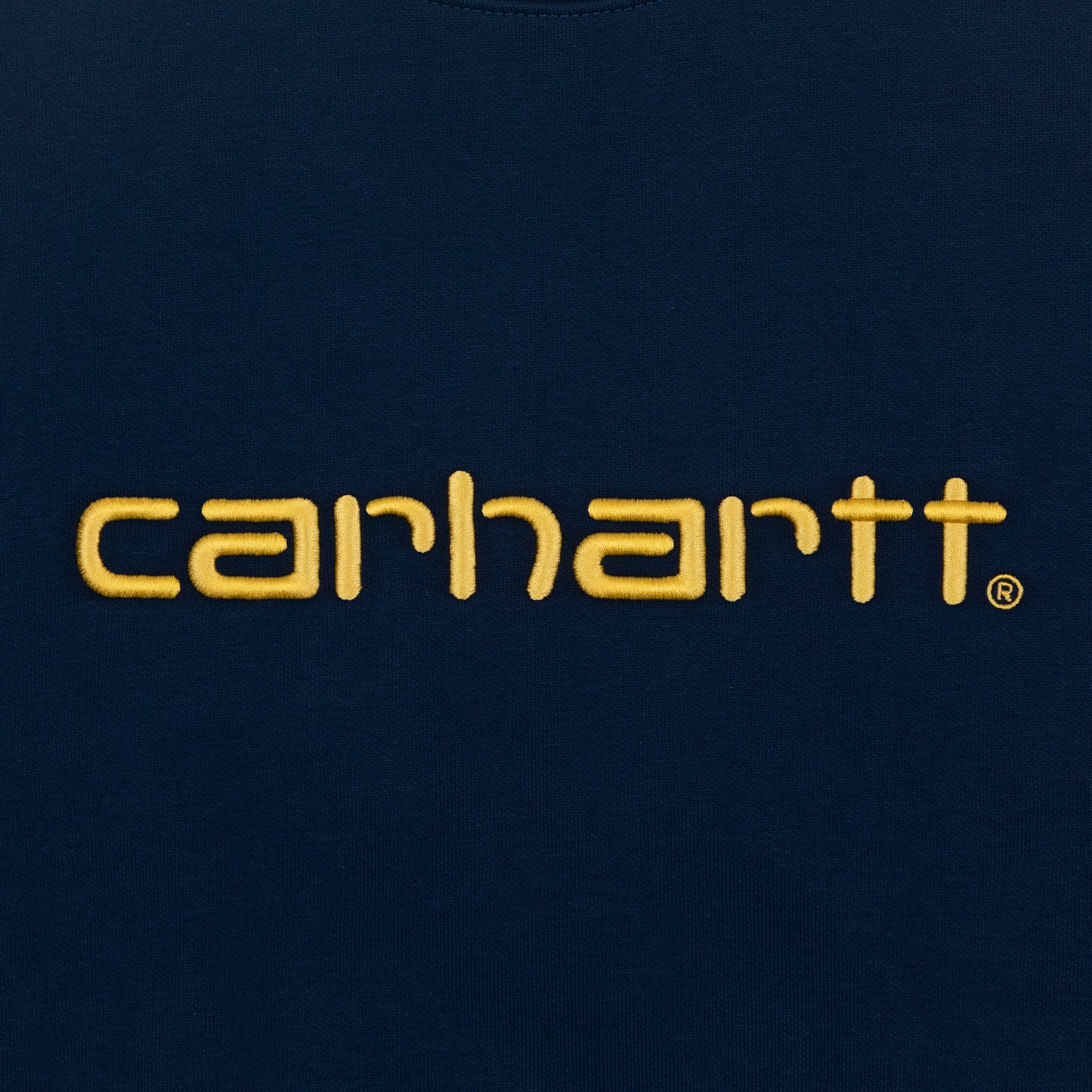 CARHARTT Sweatshirt in NAVY & YELLOW