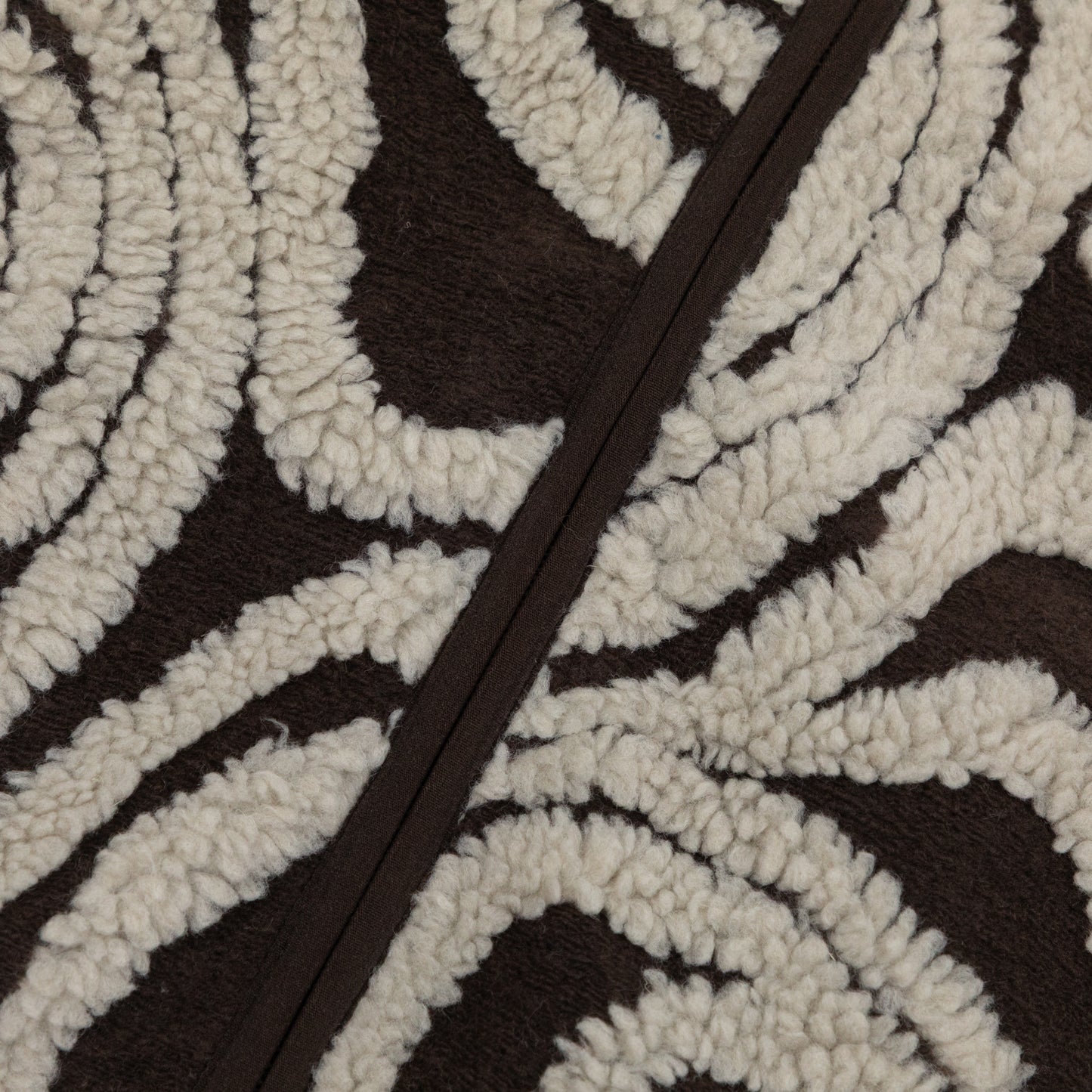 Womens OBEY Swirls Jacquard Zip Jacket in BROWN