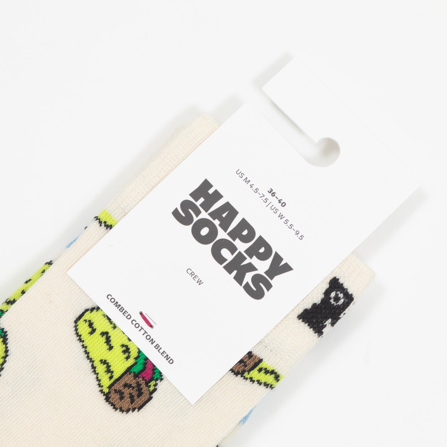 HAPPY SOCKS Taco Socks in WHITE
