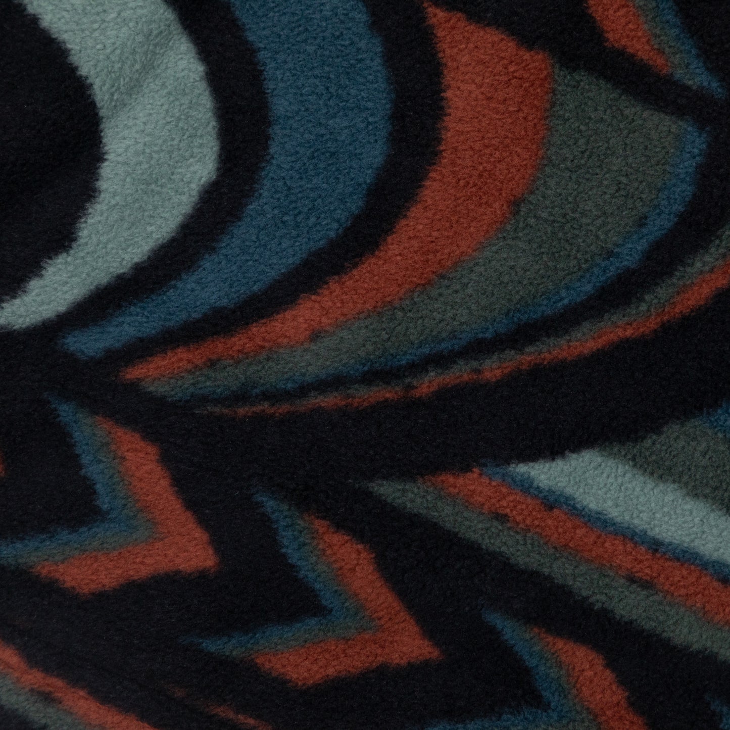 KAVU Teannaway River Fleece in BLUE & ORANGE