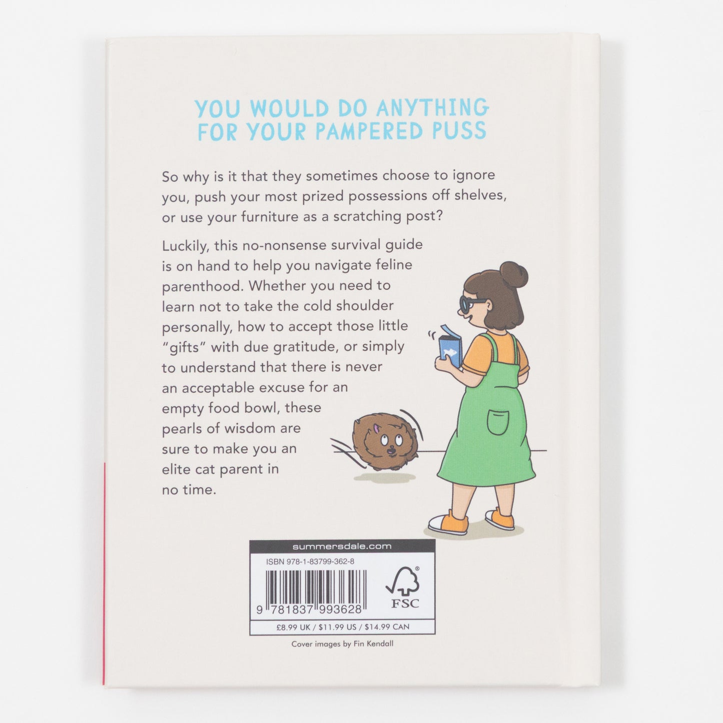 instruction book for cat parents back cover blurb