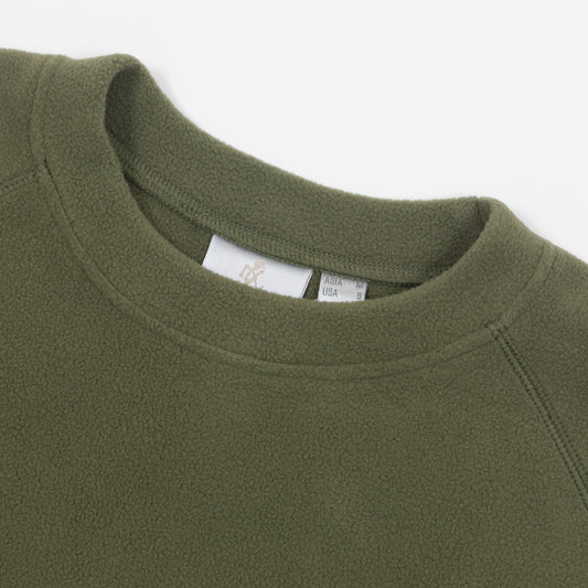 GRAMICCI Thermal Fleece Sweatshirt in OLIVE GREEN