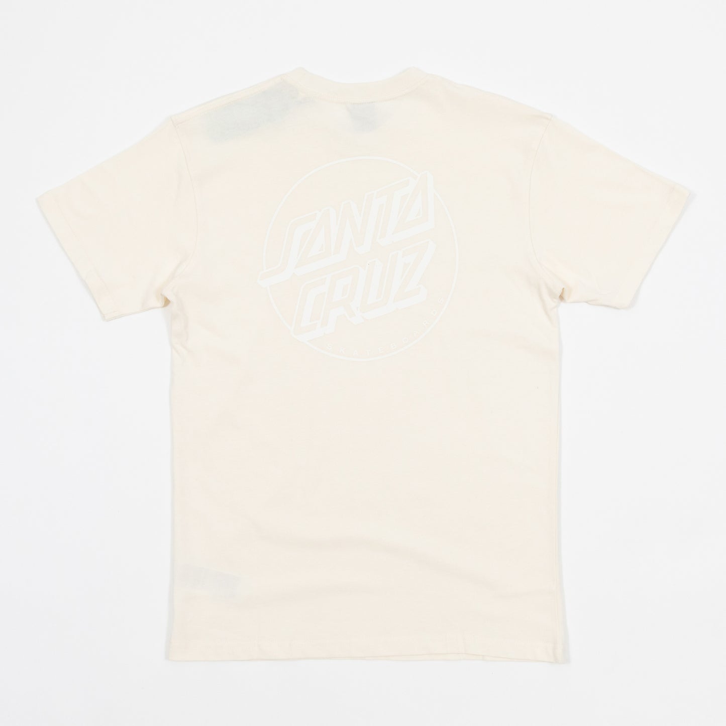 SANTA CRUZ Tonal Opus Dot Stripe T-Shirt in CREAM