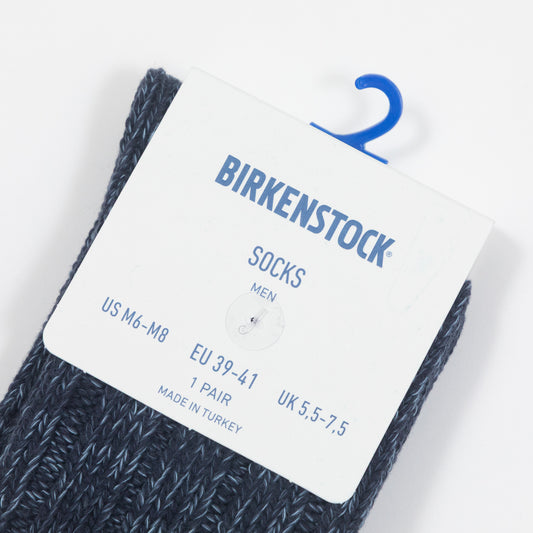 Womens BIRKENSTOCK Twist Thick Socks in NAVY