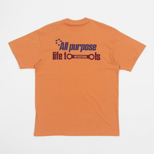 CARHARTT WIP All Tools T-Shirt in ORANGE