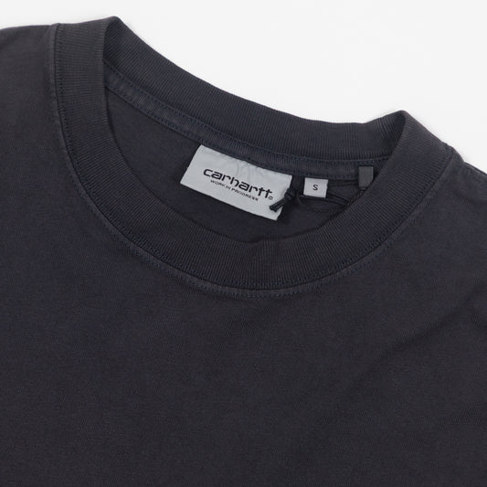 CARHARTT WIP Hudson Pocket T-Shirt in FADED BLACK