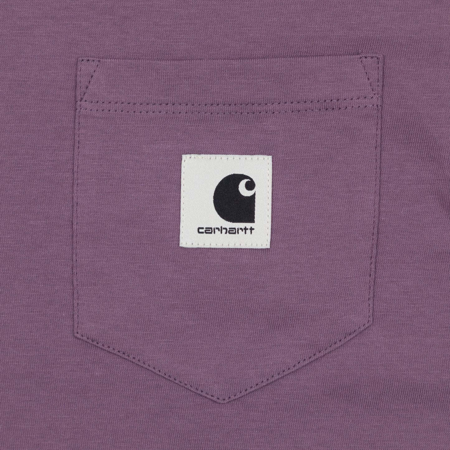 Womens CARHARTT WIP Pocket T-Shirt in PURPLE