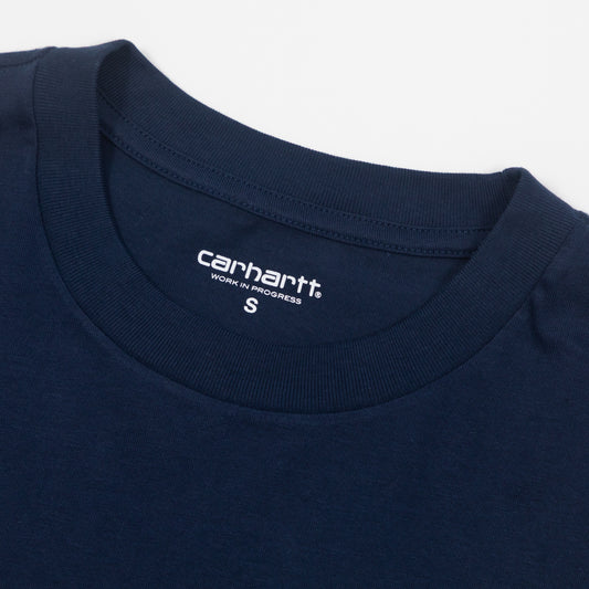 CARHARTT WIP Script T-Shirt in NAVY
