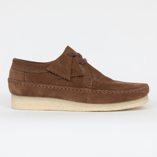 CLARKS ORIGINALS Weaver Suede Shoes in BROWN
