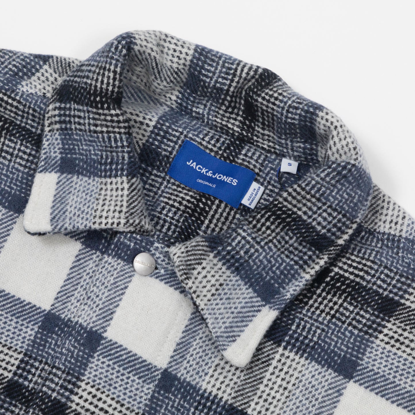 JACK & JONES Check Overshirt in BLUE