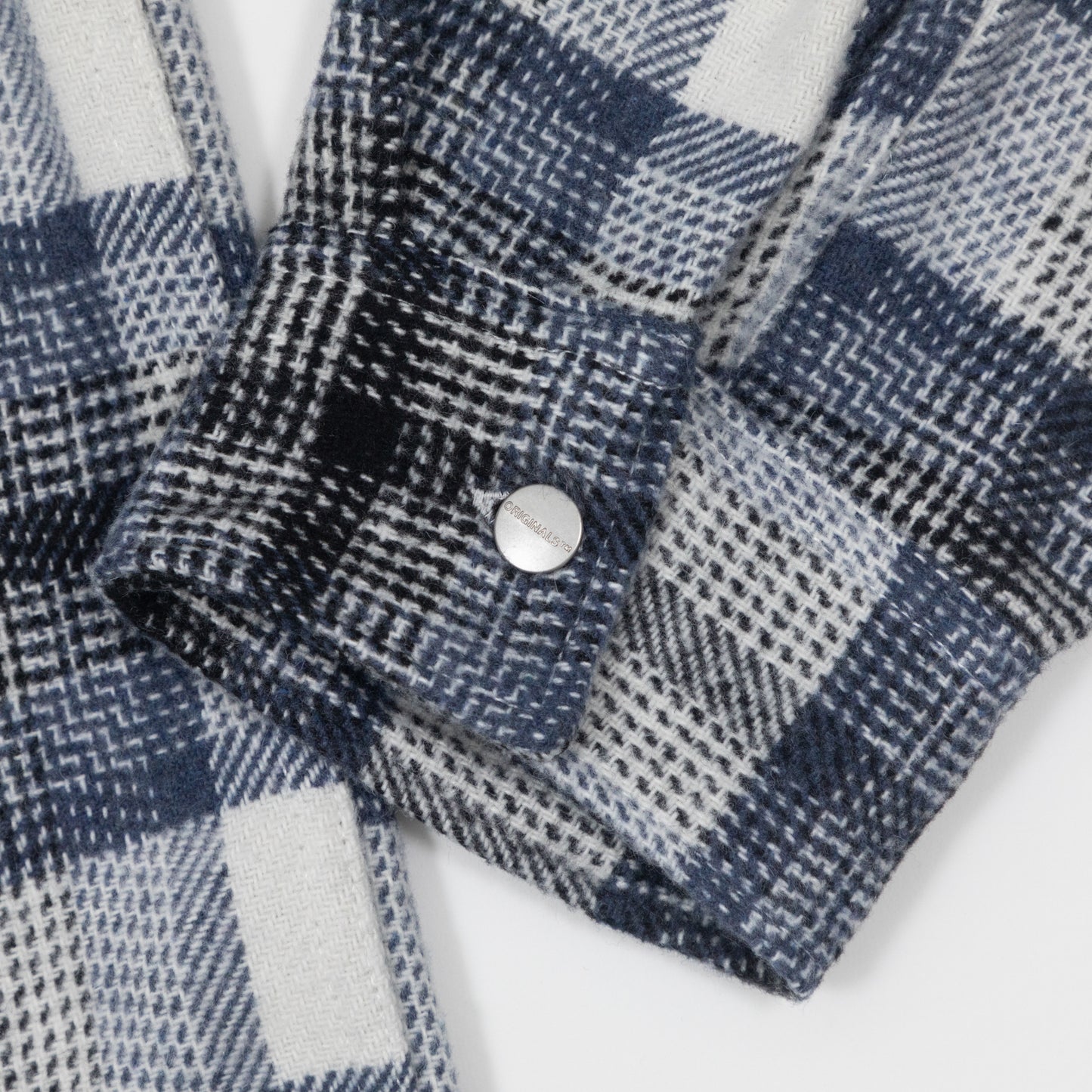JACK & JONES Check Overshirt in BLUE