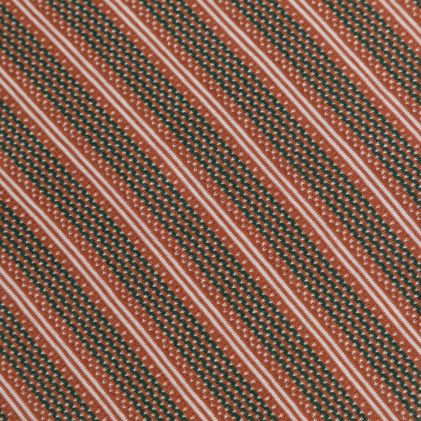 FARAH Wilmot Stripe T-Shirt in BROWN