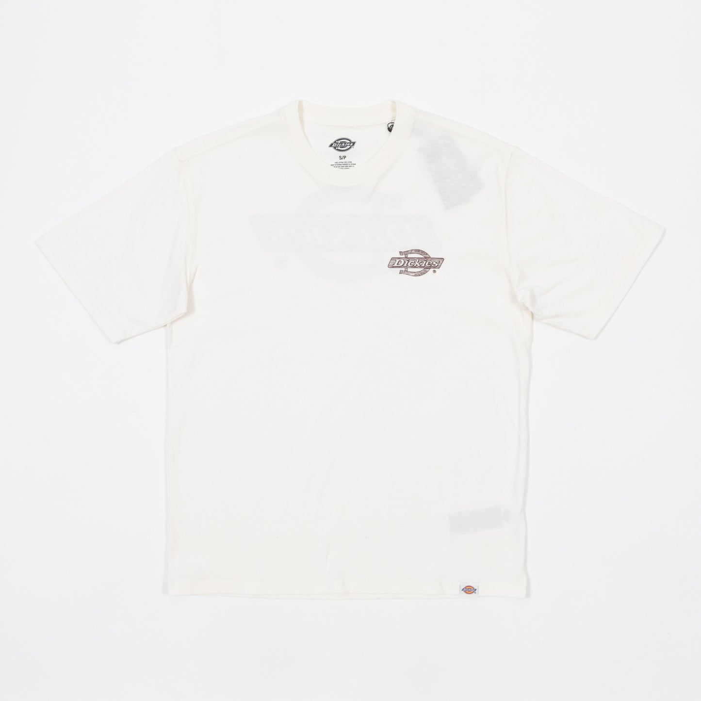 DICKIES Wood Logo T-Shirt in CREAM