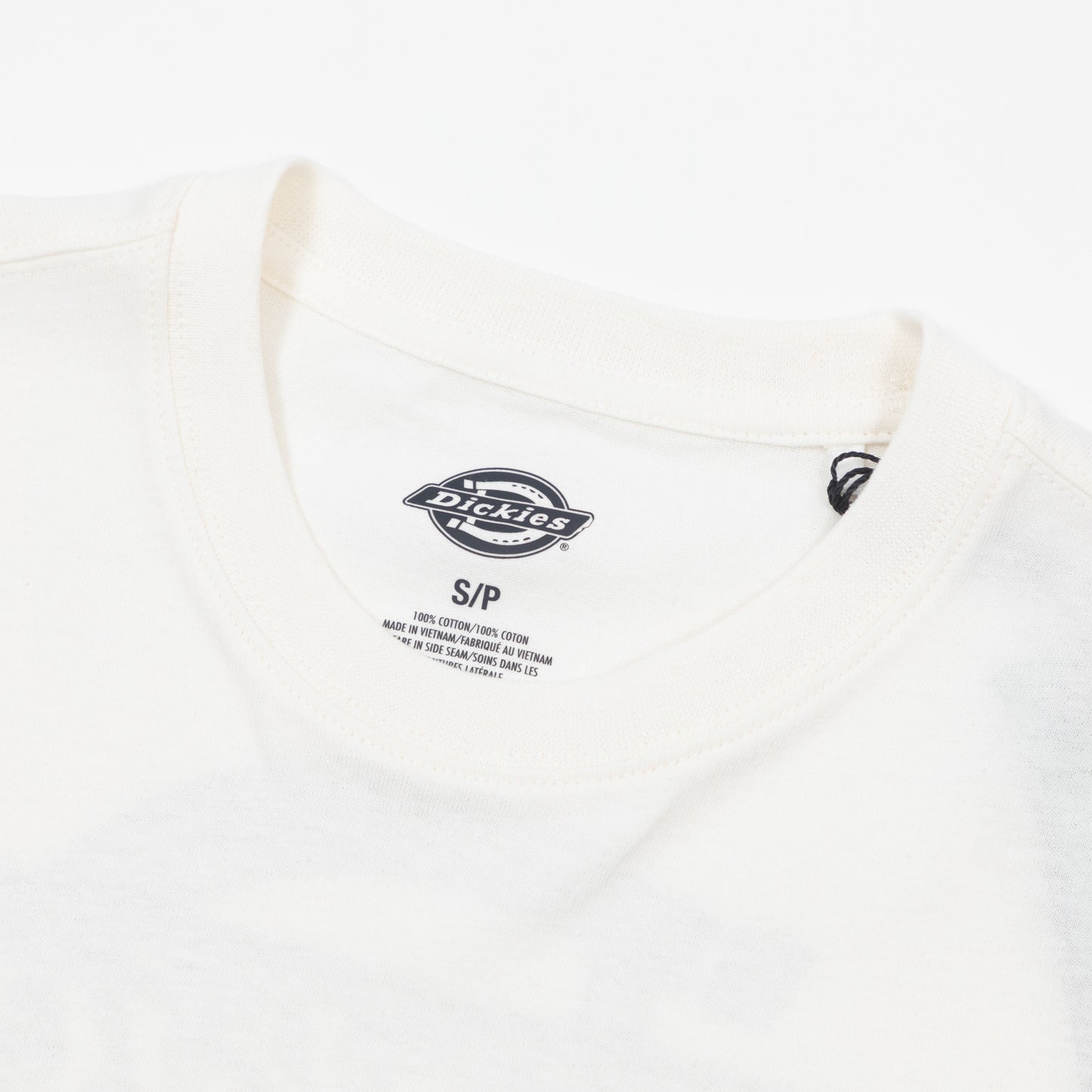 DICKIES Wood Logo T-Shirt in CREAM