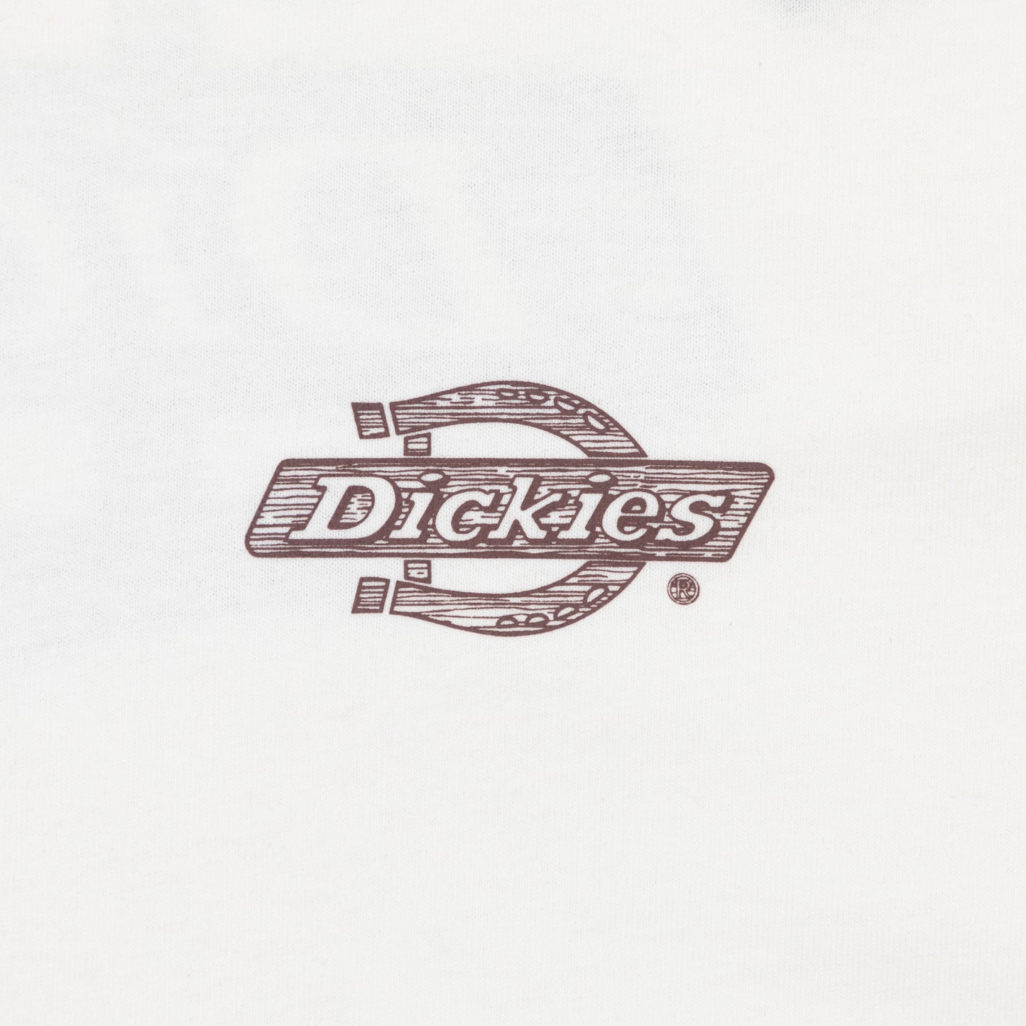DICKIES Wood Logo T-Shirt in CREAM