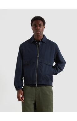 FARAH Tyler Blouson Jacket in NAVY