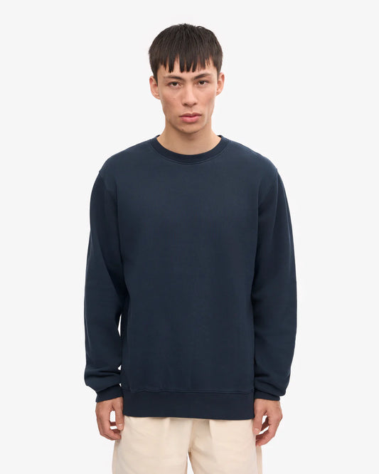 COLORFUL STANDARD Basic Sweatshirt in NAVY BLUE