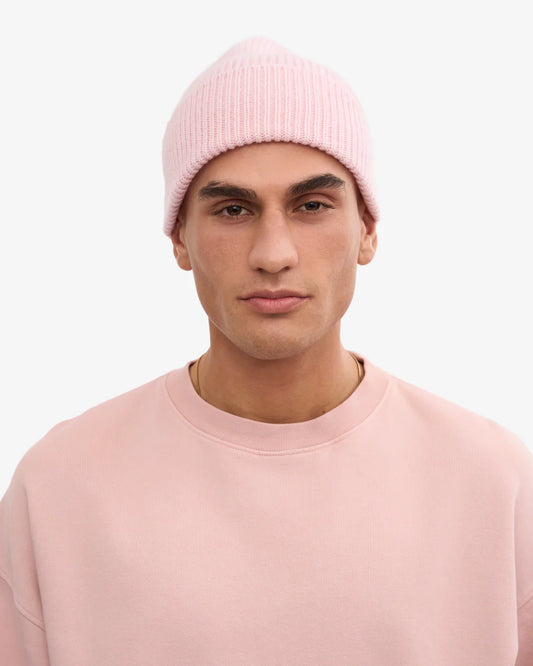 COLORFUL STANDARD Merino Wool Beanie in FADED PINK