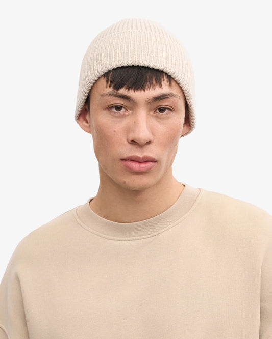 COLORFUL STANDARD Merino Wool Beanie in IVORY WHITE
