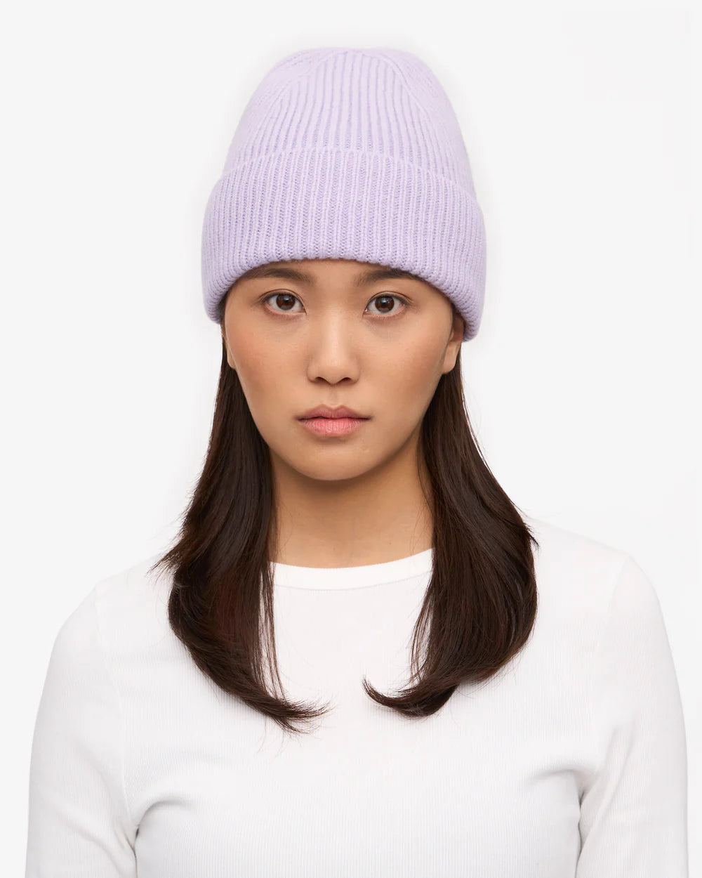 COLORFUL STANDARD Merino Wool Beanie in SOFT LAVENDER
