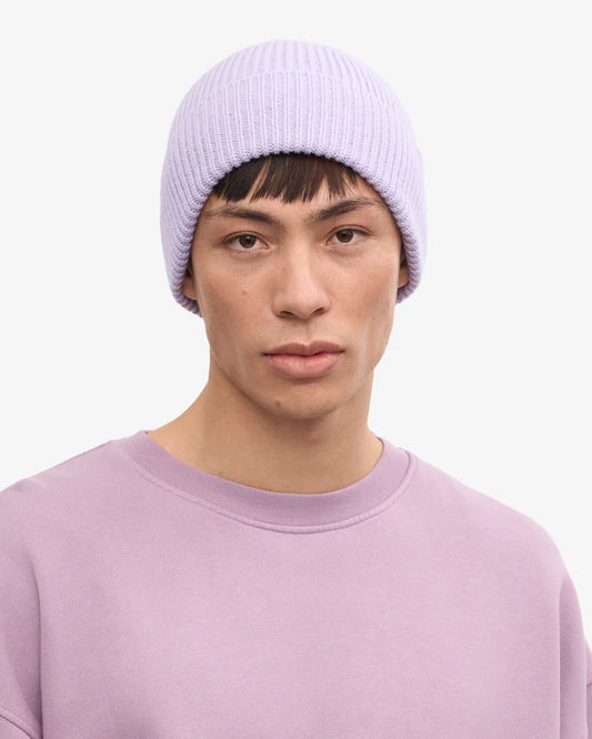 COLORFUL STANDARD Merino Wool Beanie in SOFT LAVENDER