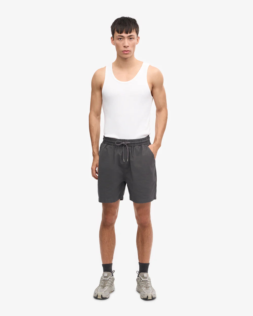 COLORFUL STANDARD Organic Twill Shorts in GREY