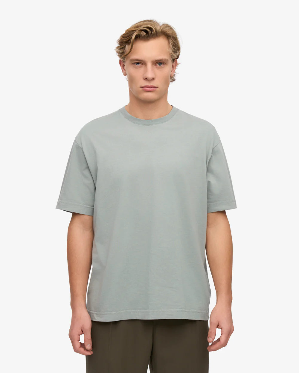 COLORFUL STANDARD Oversized T-Shirt in LIGHT BLUE
