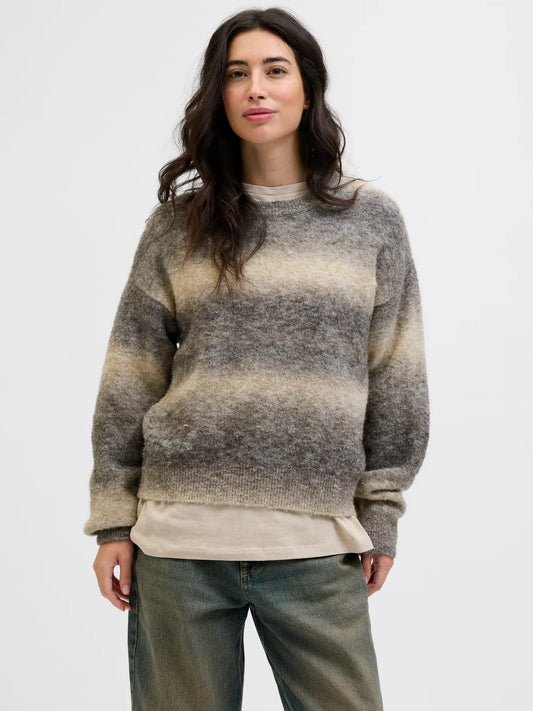 Womens JJXX Amira Knitted Jumper in BEIGE