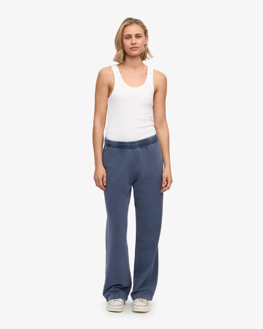 COLORFUL STANDARD Straight Leg Sweatpants in NEPTUNE BLUE