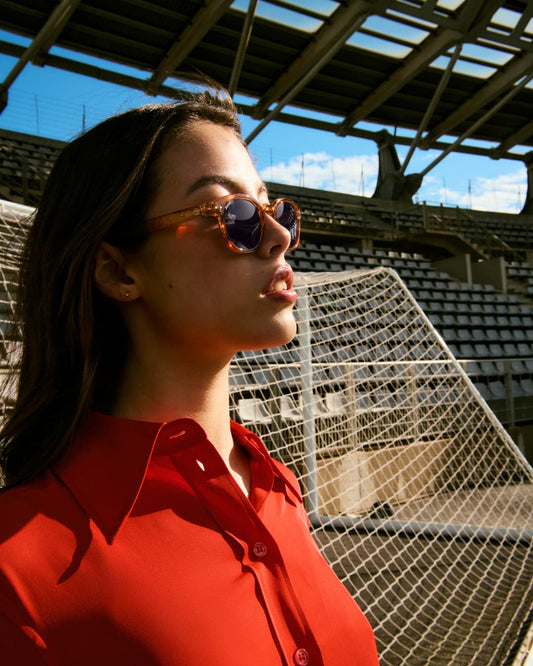 IZIPIZI #C The Retro Sunglasses in ORANGE SMASH