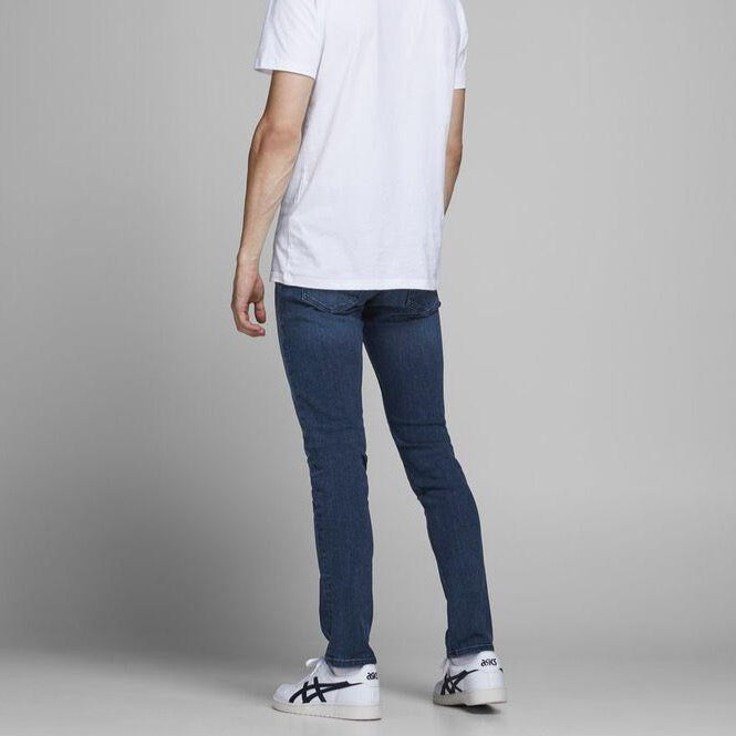 JACK & JONES Glenn Original 812 Slim Fit Jeans in DARK BLUE DENIM