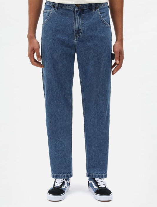 DICKIES Garyville Straight Fit Denim Pants in CLASSIC BLUE