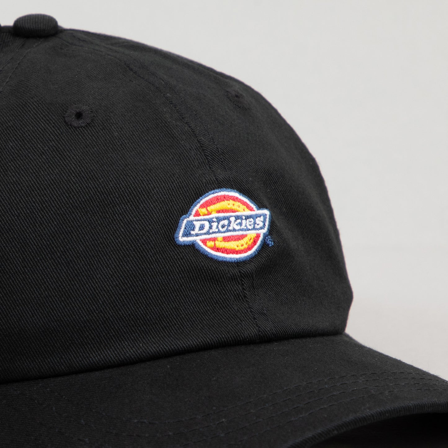DICKIES Hardwick 6 Panel Unisex Baseball Cap in BLACK