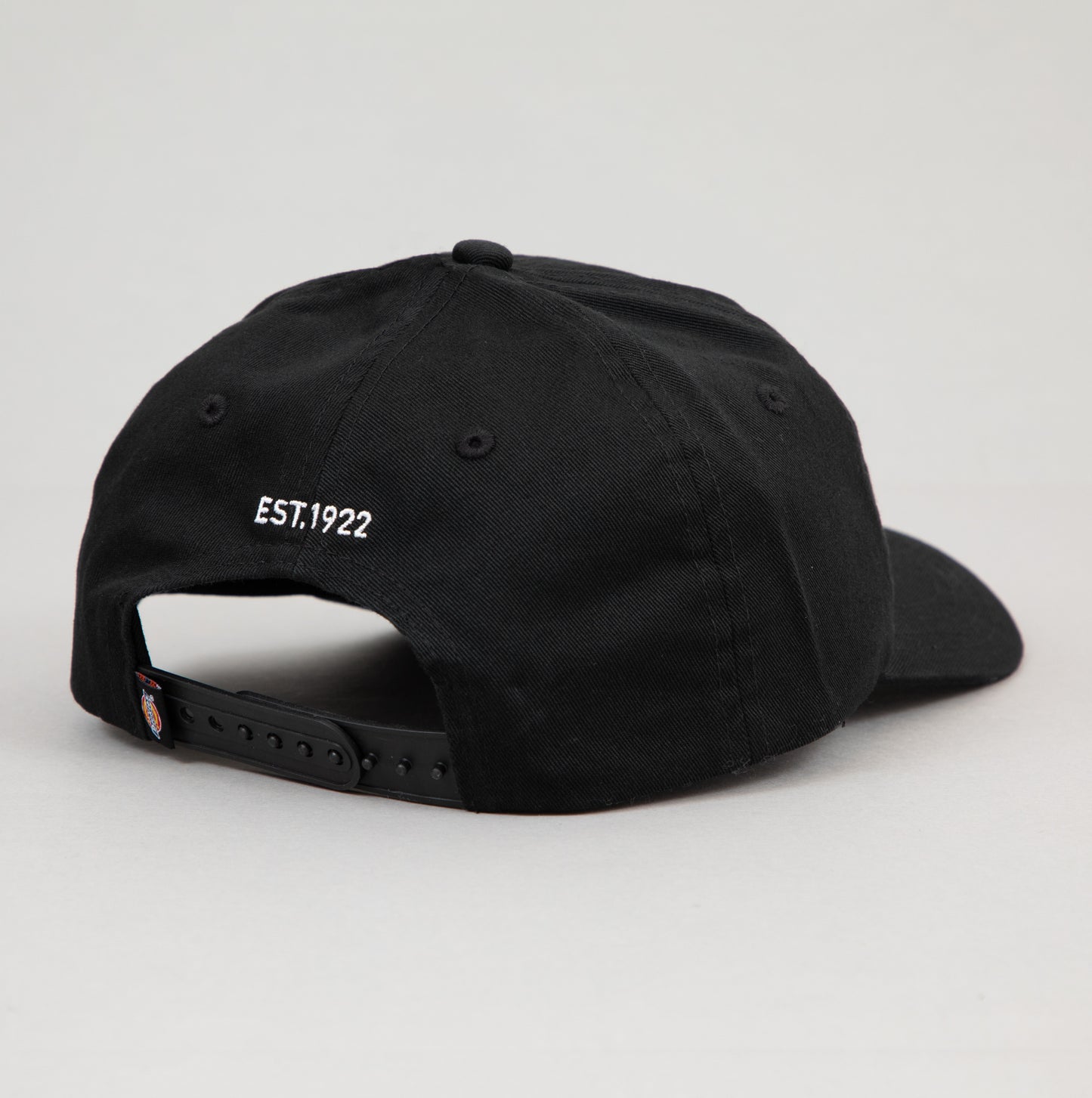 DICKIES Hardwick 6 Panel Unisex Baseball Cap in BLACK