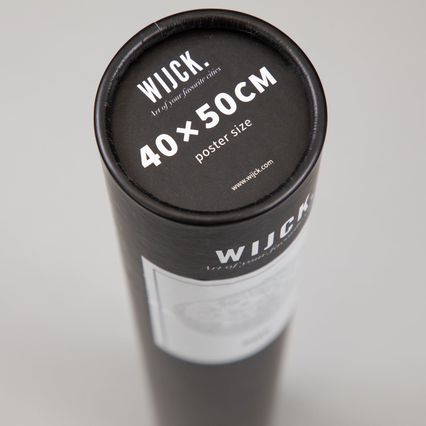 Map of the Moon Print in WHITE (40 x 50cm)