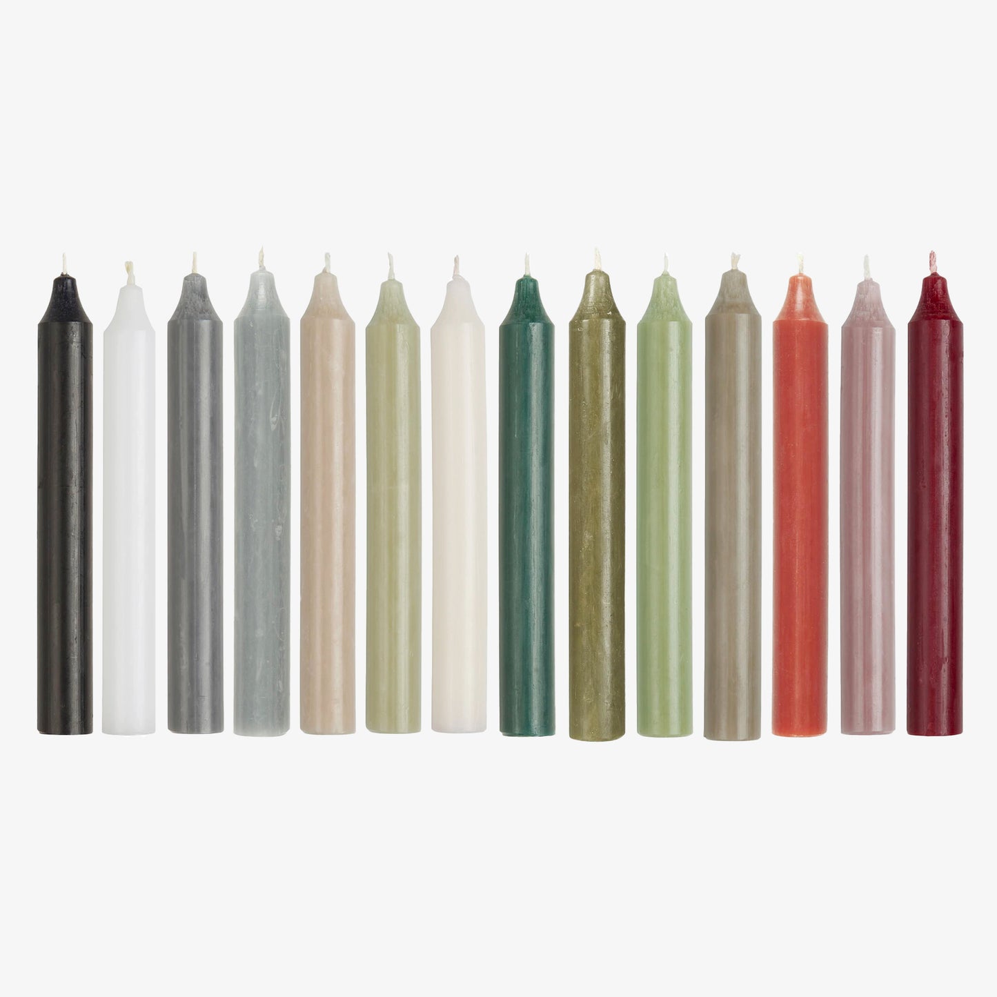 Ib Laursen Rustic Dinner Candle - Pack of 6
