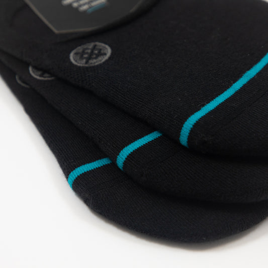 STANCE 3 Pack No Show Socks in BLACK