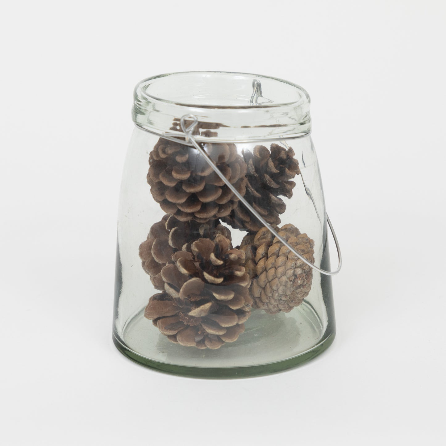 Ib Laursen Glass Hurricane Candle Holder