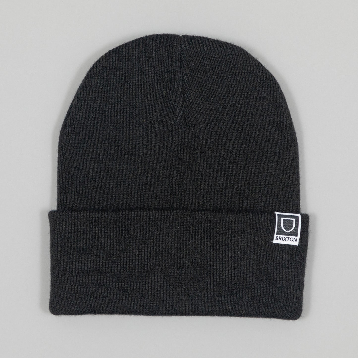 BRIXTON Harbor Beta Watch Cap Beanie in BLACK