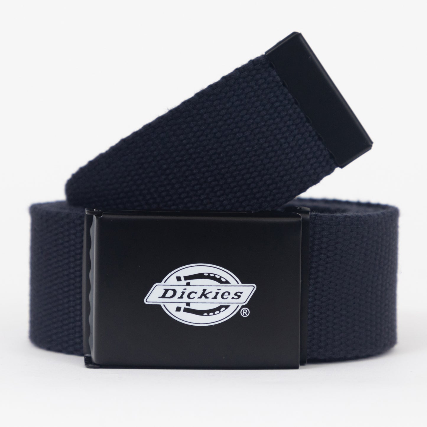 DICKIES Orcutt Webbing Logo Buckle Belt in DARK NAVY