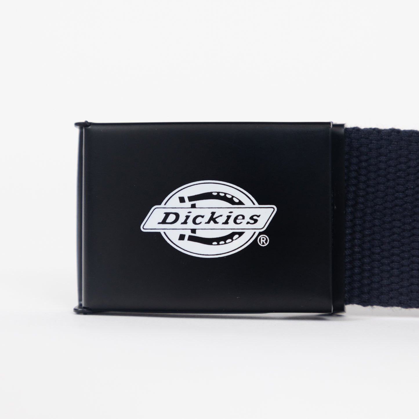 DICKIES Orcutt Webbing Logo Buckle Belt in DARK NAVY