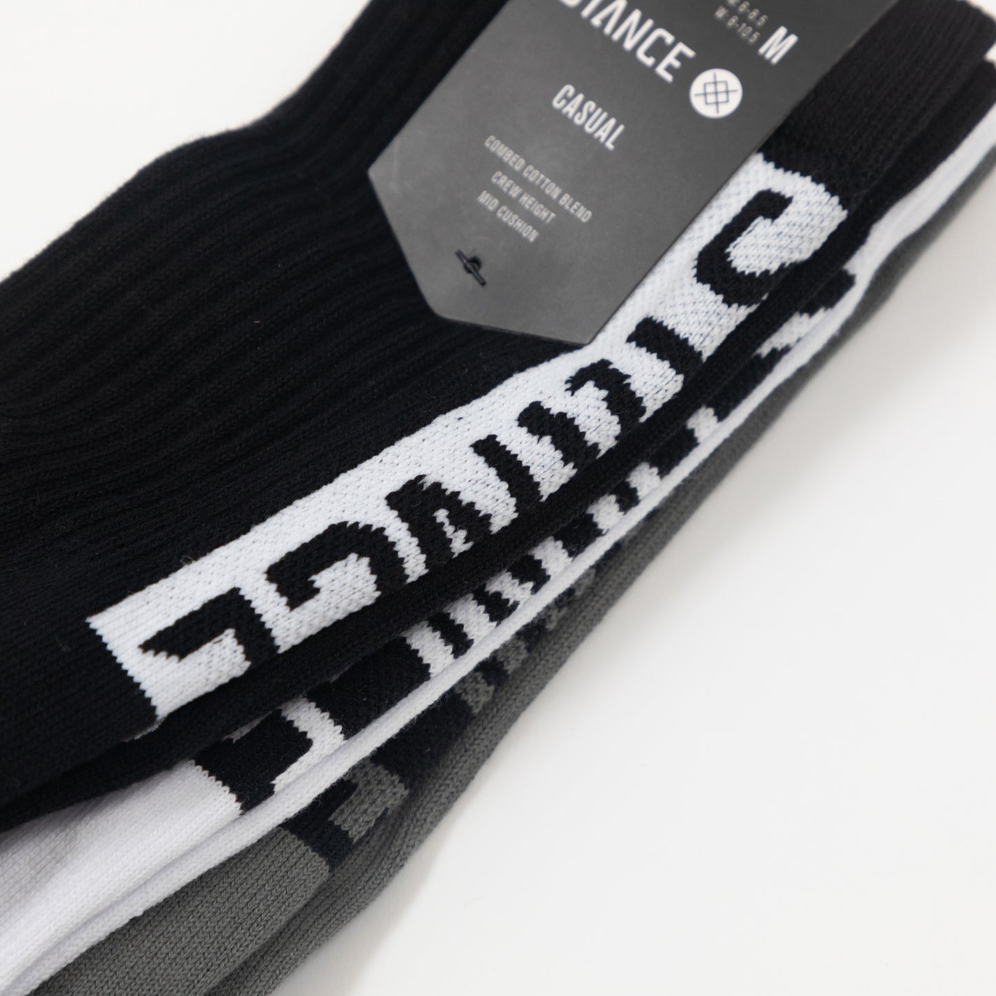 STANCE 3 Pack Staple OG Crew Socks in MULTI PACK