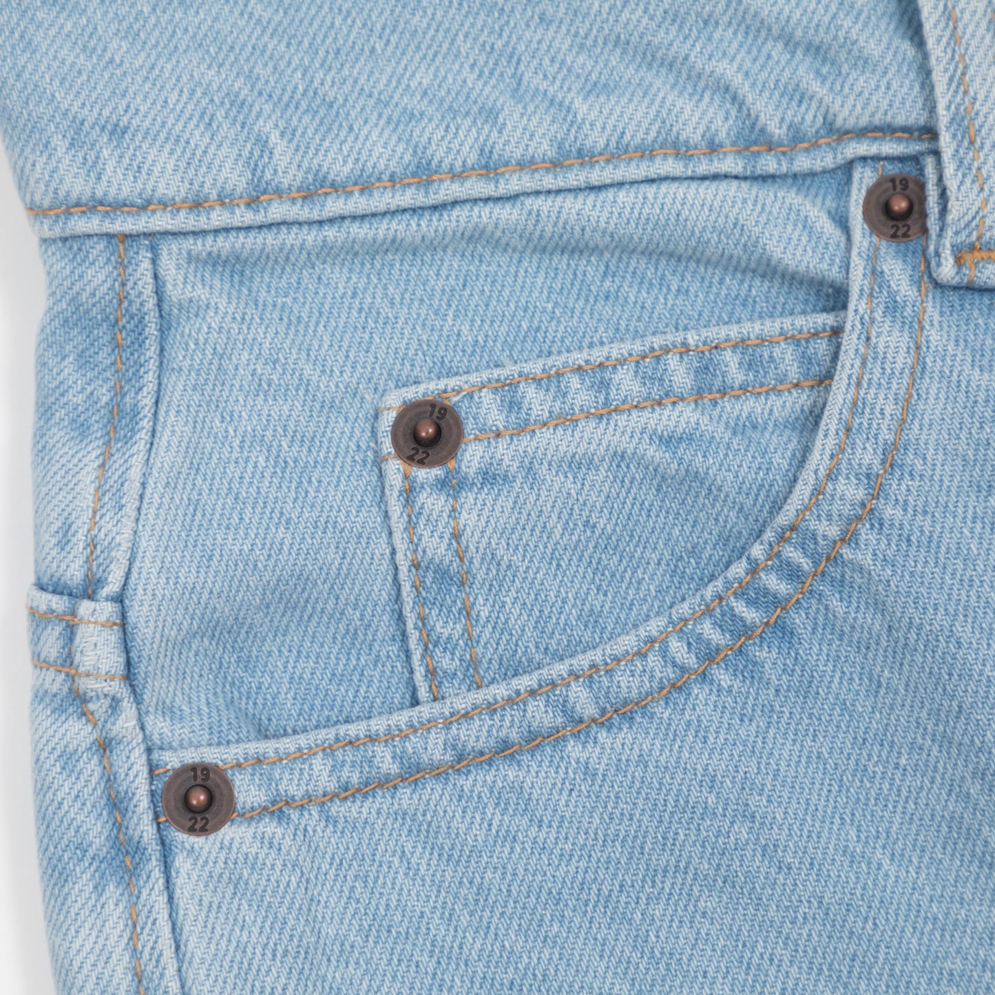 Womens DICKIES Thomasville Denim Pant in VINTAGE BLUE