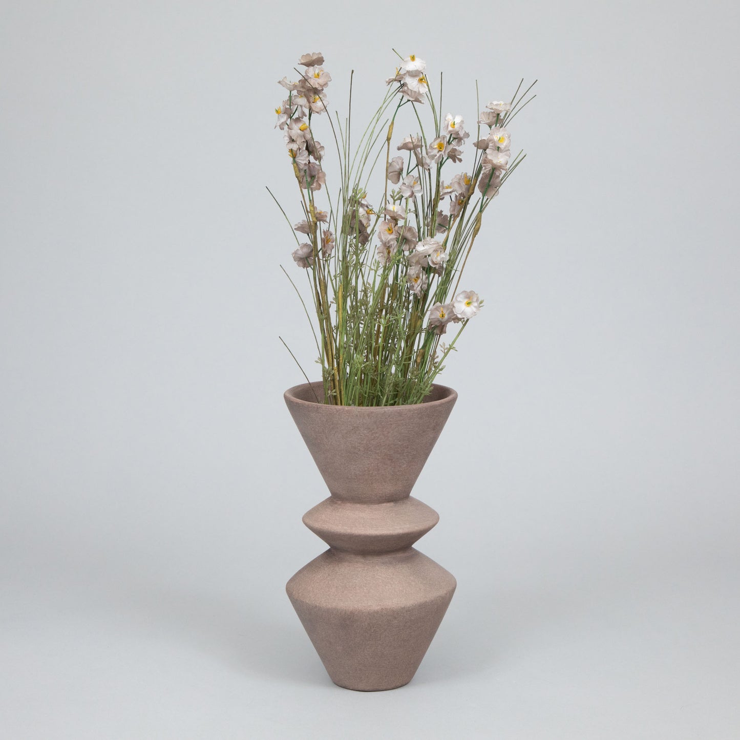 Ib Laursen Artificial Flower in White Purple Tones