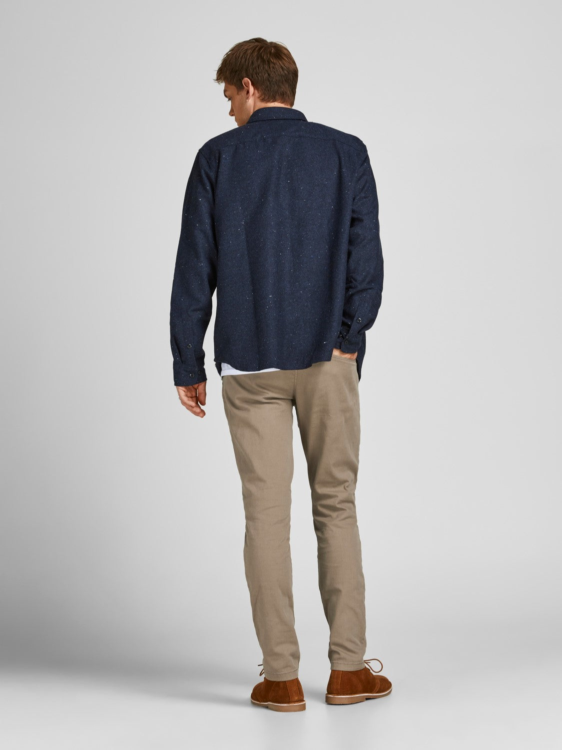 JACK & JONES Marco Slim Fit Chino Trousers in BEIGE