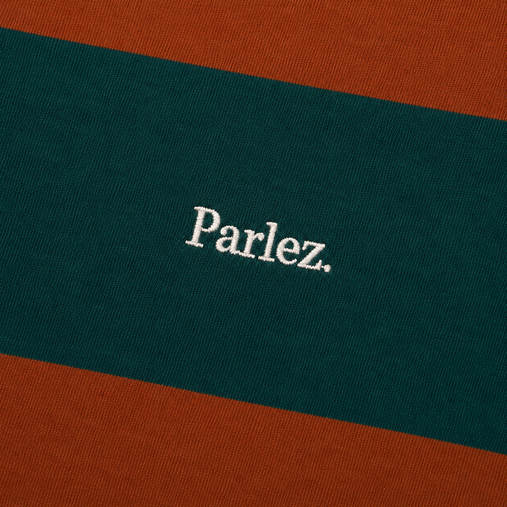 PARLEZ Ruck Rugby Shirt in Deep Green