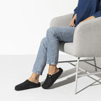 BIRKENSTOCK Zermatt Wool Felt Slippers in ANTHRACITE