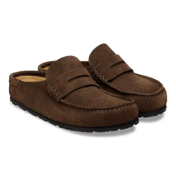 Womens BIRKENSTOCK Naples Wrapped Suede Leather in Carafe